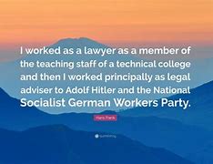 Image result for Interview with Hans Frank
