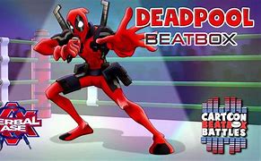 Image result for Cartoon Characters Beatbox Battle Deadpool