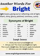 Image result for Bright Synonym