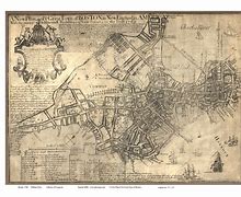 Image result for Old Map of Boston