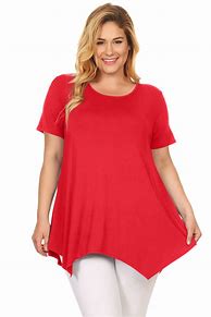 Image result for Women's Plus Size Short Sleeve Tunics