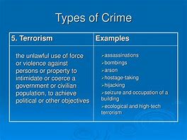 Image result for All Types of Crimes
