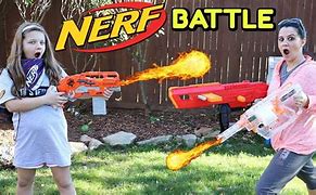 Image result for Nerf War with Girl Kids