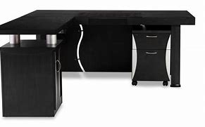 Image result for Modern Black Desk