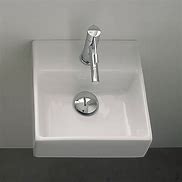 Image result for Wall Mounted Bathroom Sink, Modern, Rectangular, 24", Teorema Scarabeo 5002 By Nameeks