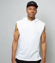 Image result for White Sleeveless Hoodie