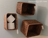 Image result for DIY Wall Shelves Basket