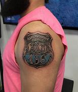 Image result for Cop Shoulder Tattoo