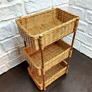 Image result for Wicker Basket Shelves