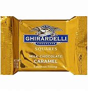 Image result for ghirardelli chocolate coated caramel candy