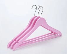 Image result for Pink Wooden Hanger