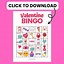 Image result for Valentine Bingo Cards Different