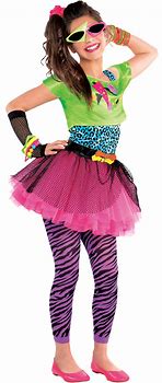 Image result for Neon 80s Costumes