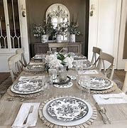 Image result for Dining Table Set Up