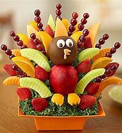 Image result for Thanksgiving Fruit Platter & Balloon Gobbles Bundle - 2021 Thanksgiving Gifts By Edible Arrangements
