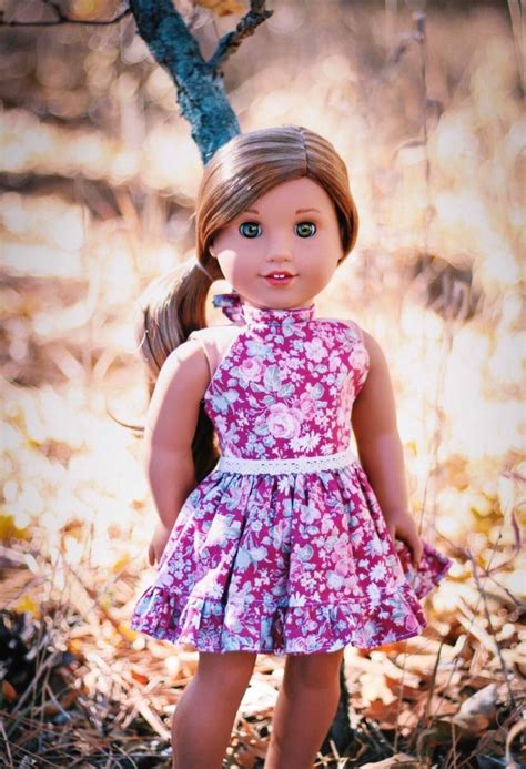 How to Sew Halter Dress for your 18 inch Dolls – Free Pattern   Sew  