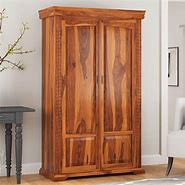 Image result for Rustic Wood Armoire Cabinet