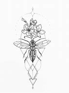 Image result for Bee Tattoo Template
