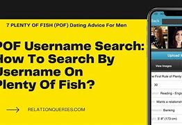 Image result for Plenty of Fish Username Search