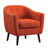 Image result for Orange Accent Chairs