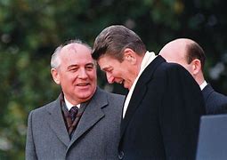 Image result for Reagan and Gorbachev