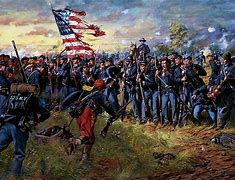 Image result for Battle of Gettysburg Painting