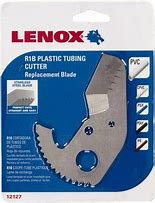 Image result for Lenox Cutter Replacement Blade - Use W/ Lenox: 12124R2, Cuts PVC, CPVC, Pex, Polyethylene 