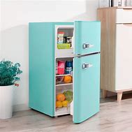 Image result for Blue Retro Mini Refrigerators