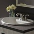 Image result for White Pedestal Sink with Backsplash