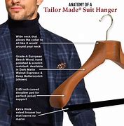 Image result for Proper Size for Suit Hanger