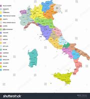 Image result for Map of Provinces in North Italy