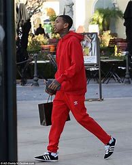 Image result for Celebrities Wearing Adidas Tracksuit