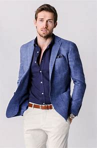 Image result for Blue Blazer Outfit
