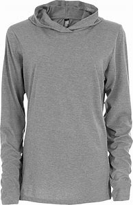 Image result for Black Hooded Long Sleeve Shirt