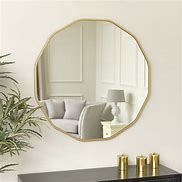 Image result for Turin Silver 34 1/2" Round Scalloped Edge Wall Mirror