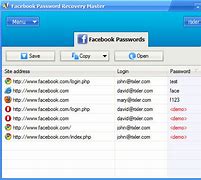 Image result for Facebook Username and Password Free