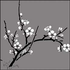 Cherry Blossom stencil from The Stencil Library GENERAL range Buy