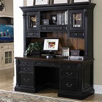 Image result for Executive L Desk with Hutch