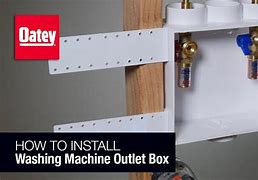 Image result for Hiding a Washing Machine Outlet Box