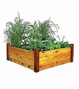 Image result for Greenes Premium Deep Cedar Raised Garden Bed 16" X 48" | Gardener's Supply