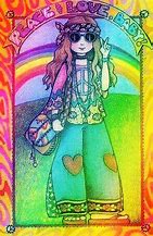 Image result for Hippie Art From the 60s