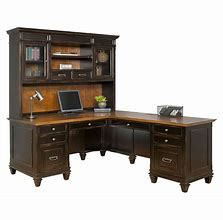 Image result for Desk with Hutch and Keyboard Tray