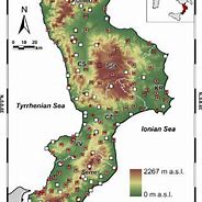 Image result for Map of Southern Italy Calabria