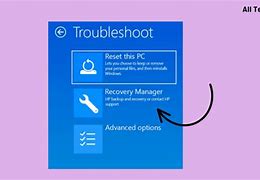 Image result for HP Recovery Manager in Windows 10