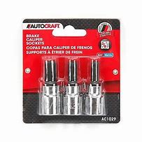 Image result for Autocraft Brake Caliper Socket - 3/8" Drive - 3 Pieces, AC1029