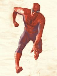 Image result for Alex Ross Spider-Man Sketch