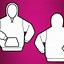 Image result for Cropped Men Hoodie Drawing