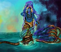 Image result for Lord Shiva Drinking Poison