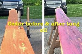 Image result for Tung Oil On Cedar
