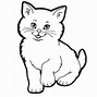 Image result for Black and White Cat Drawings